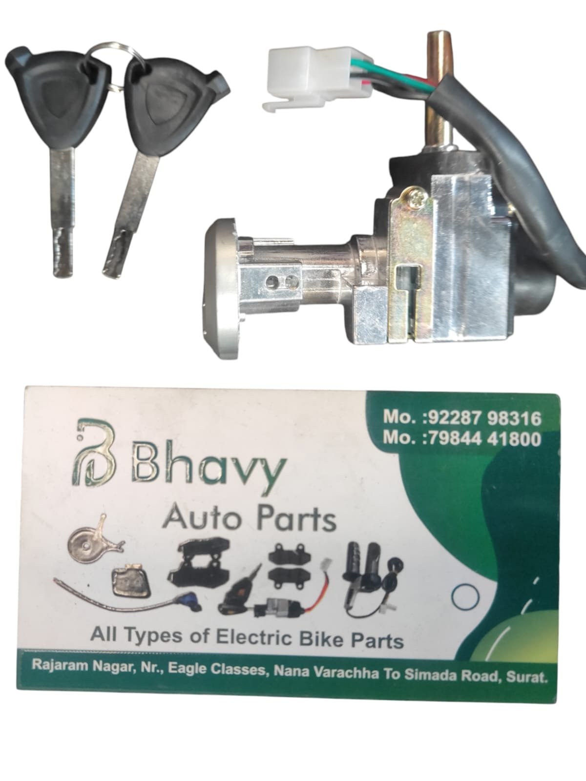Lock Set Green Power for EVs
