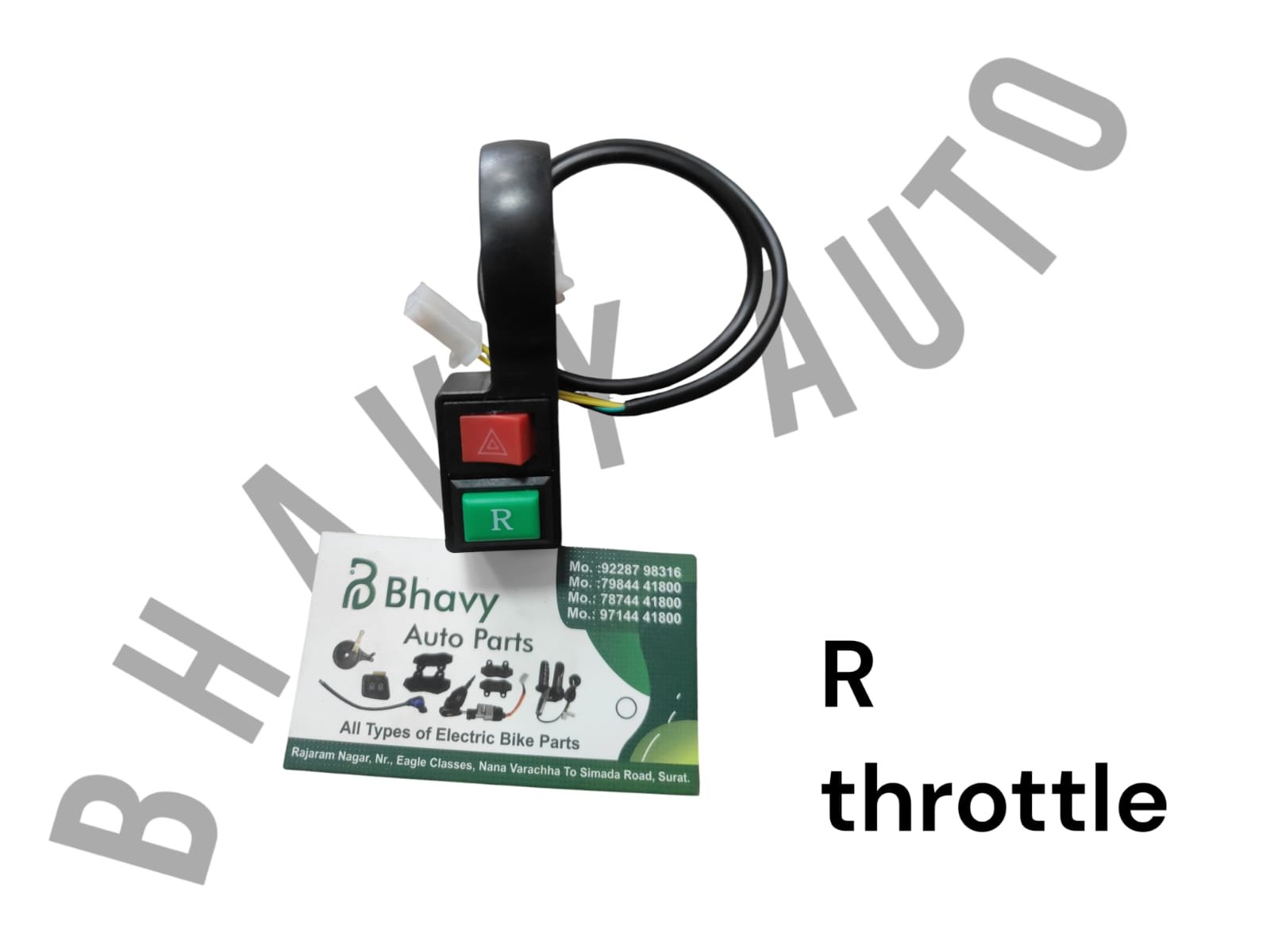 Throttle R And Hazard for EVs