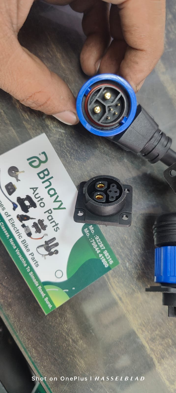 Chogori-Type Charging Connector for Ampere / Okaya EVs